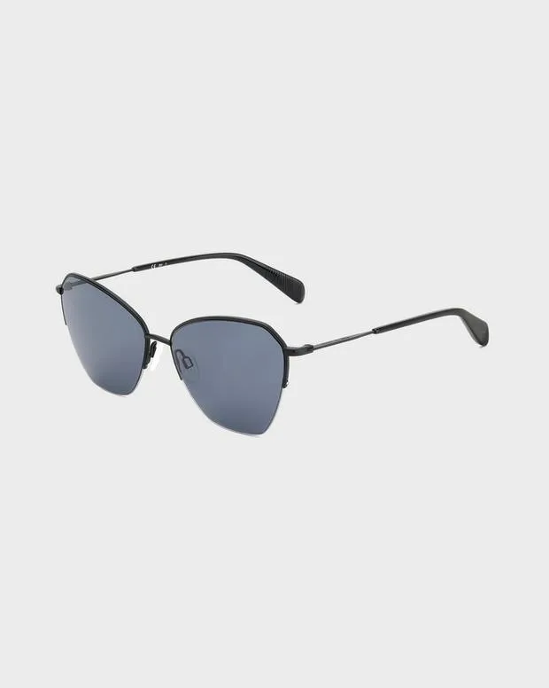 Sunglasses Women Rag and Bone Avery Matte Black