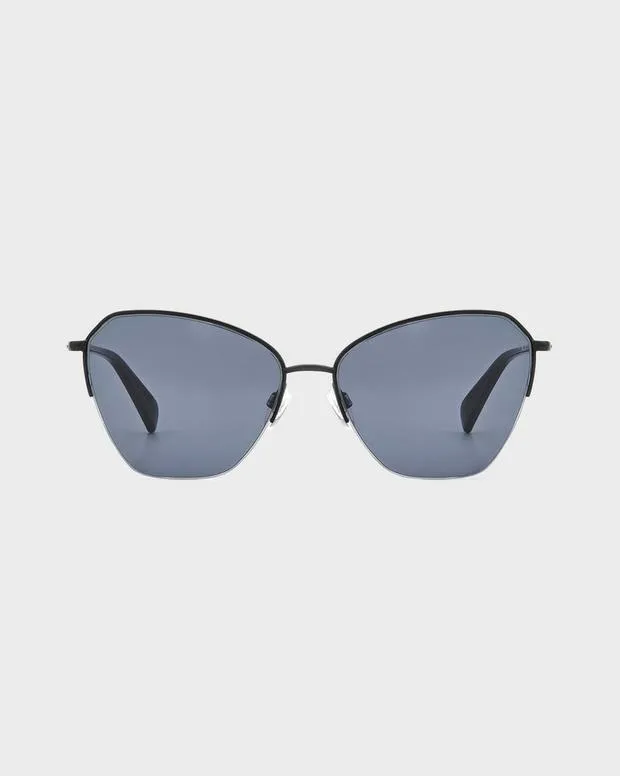Sunglasses Women Rag and Bone Avery Matte Black