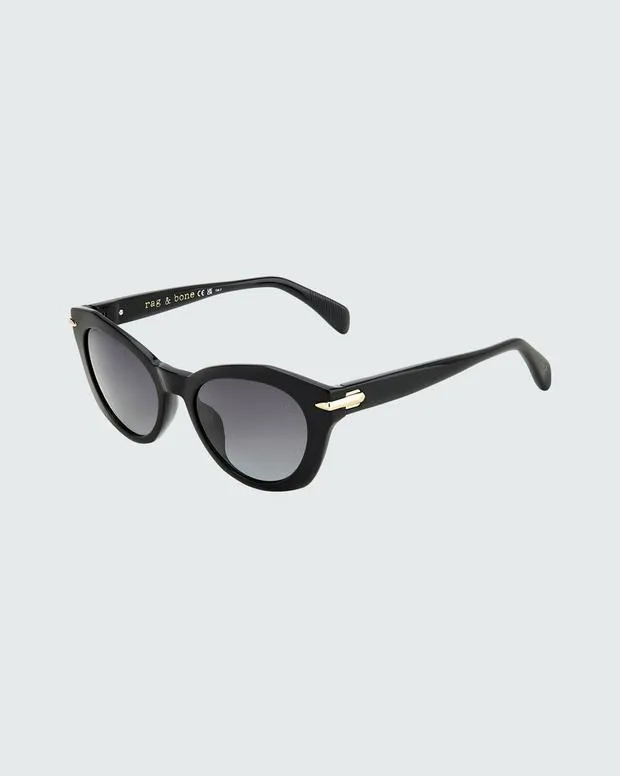 Sunglasses Women Rag and Bone Lily Black