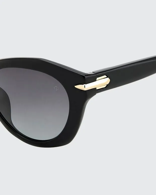 Sunglasses Women Rag and Bone Lily Black