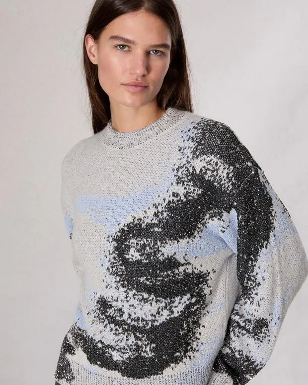 Sweaters and Sweatshirts Women Rag and Bone Estelle Jacquard Sweater Ivory Multi Sweaters and Sweatshirts Women Rag and Bone Estelle Jacquard Sweater Ivory Multi