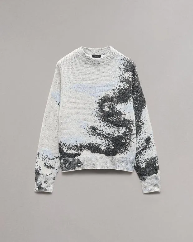 Sweaters and Sweatshirts Women Rag and Bone Estelle Jacquard Sweater Ivory Multi