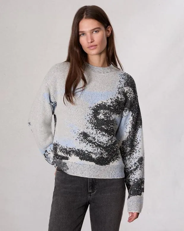 Sweaters and Sweatshirts Women Rag and Bone Estelle Jacquard Sweater Ivory Multi