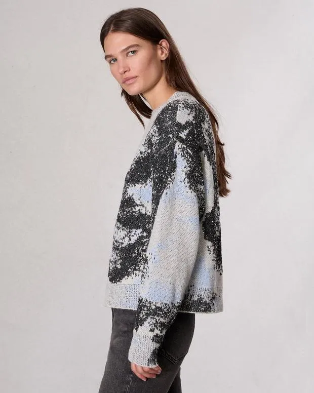 Sweaters and Sweatshirts Women Rag and Bone Estelle Jacquard Sweater Ivory Multi