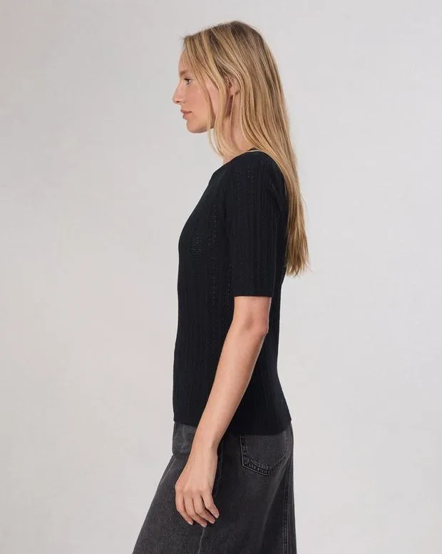 Sweaters and Sweatshirts Women Rag and Bone Tina Washable Wool Crew Black
