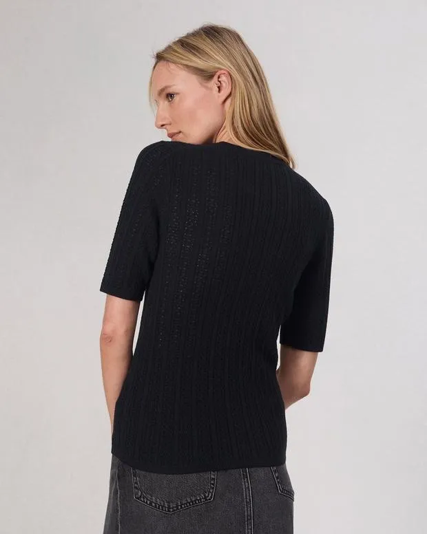 Sweaters and Sweatshirts Women Rag and Bone Tina Washable Wool Crew Black