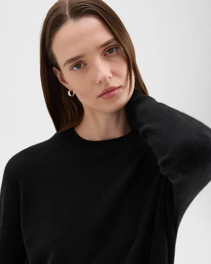 Sweaters Cardigans Women Theory Karenia Sweater In Cashmere Black Sweaters Cardigans Women Theory Karenia Sweater In Cashmere Black