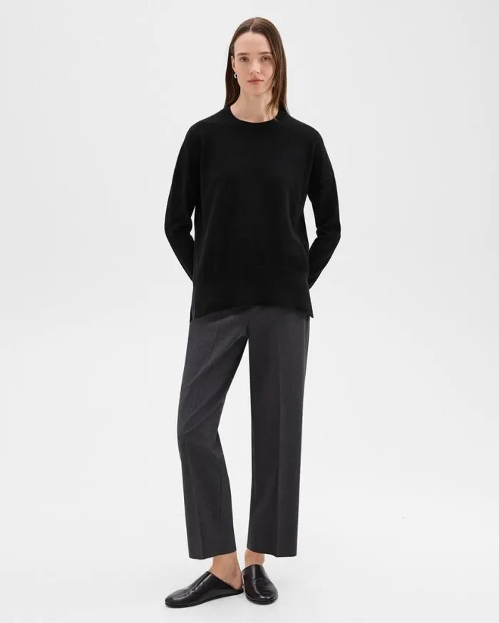 Sweaters Cardigans Women Theory Karenia Sweater In Cashmere Black Sweaters Cardigans Women Theory Karenia Sweater In Cashmere Black