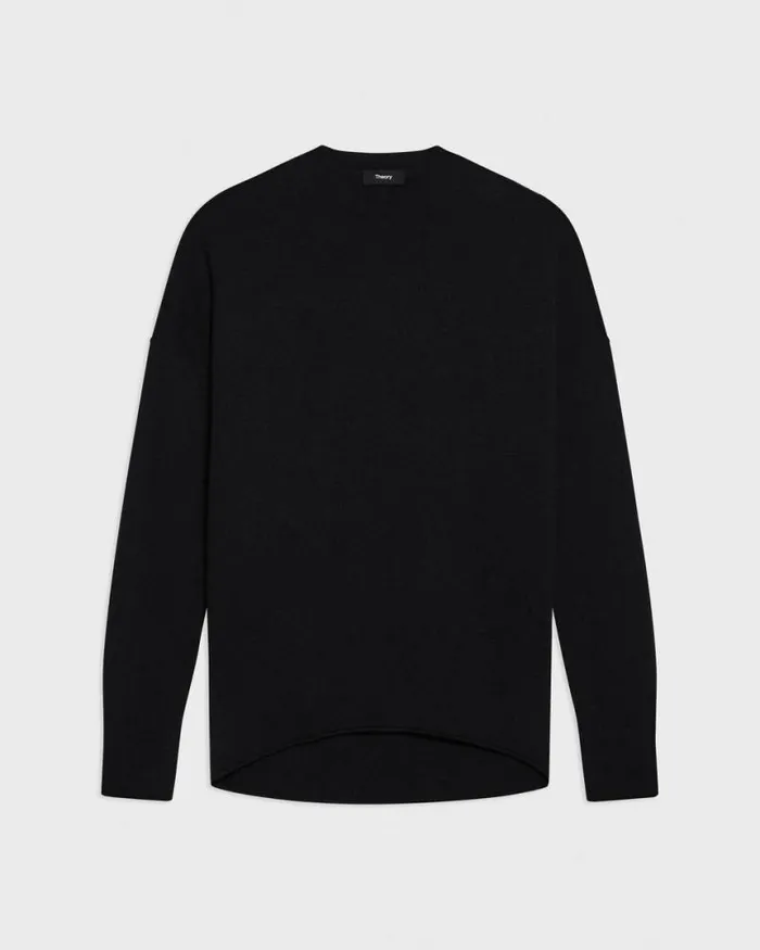 Sweaters Cardigans Women Theory Karenia Sweater In Cashmere Black Sweaters Cardigans Women Theory Karenia Sweater In Cashmere Black