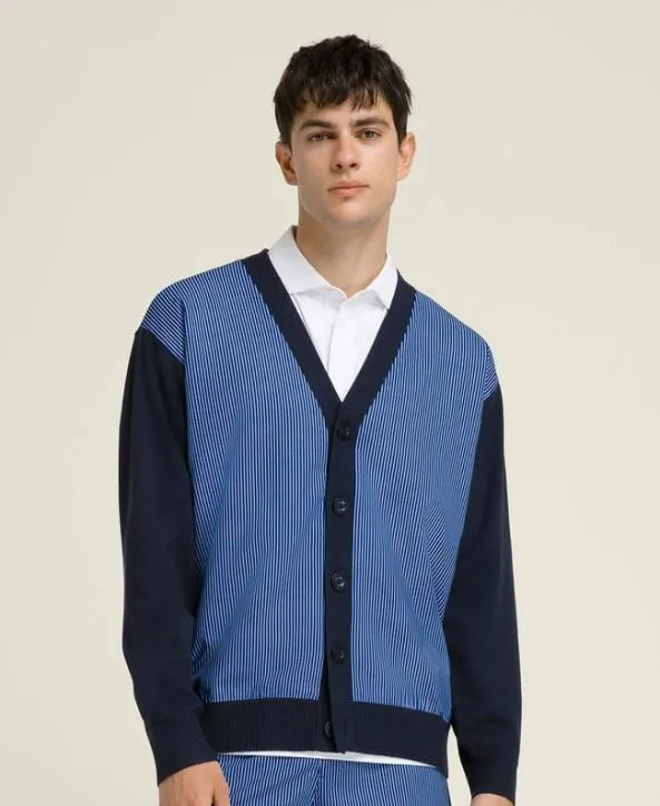 Sweaters Men Wilson M Lautner Cardigan Se Classic Navy