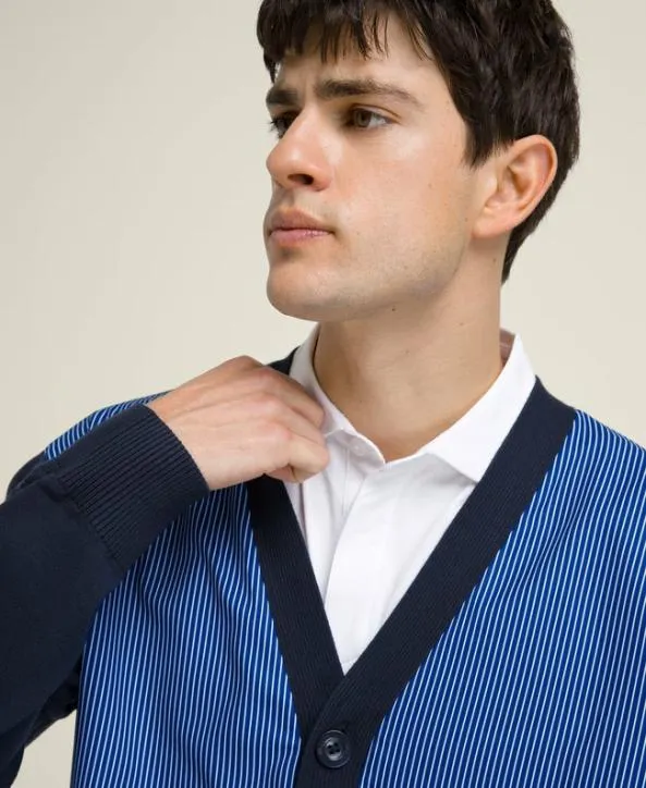Sweaters Men Wilson M Lautner Cardigan Se Classic Navy