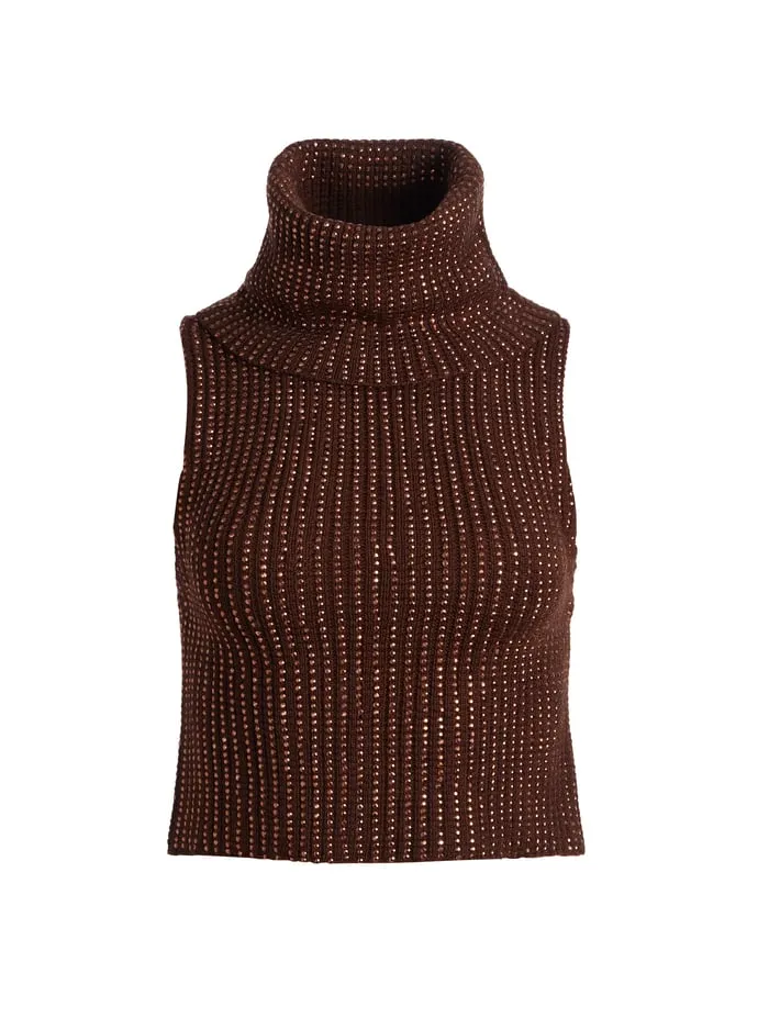 Sweaters Women Alice Olivia Alma Shell Espresso