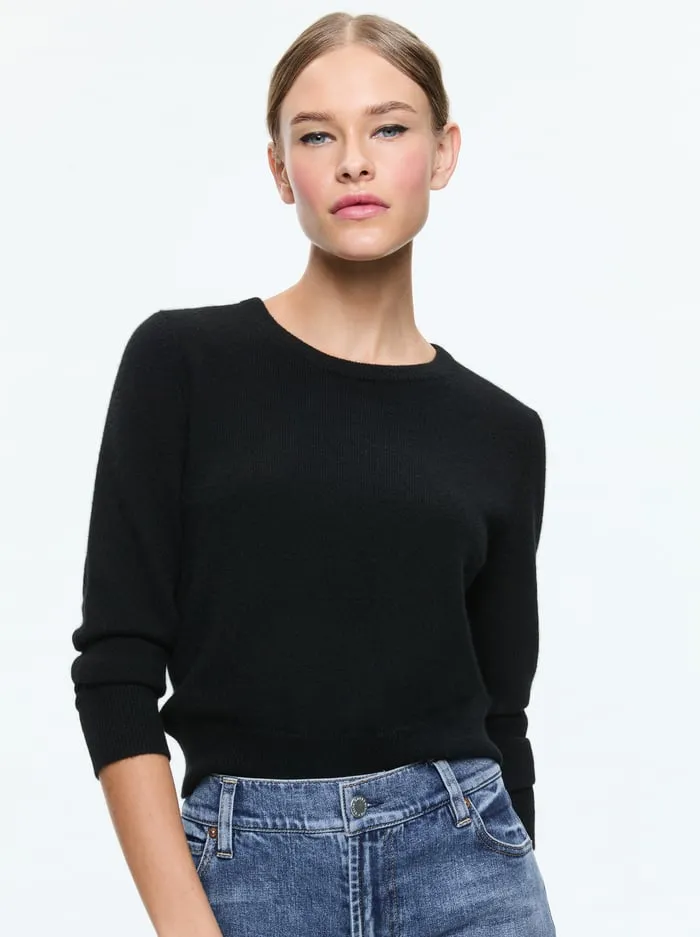 Sweaters Women Alice Olivia Carolann Pullover Black