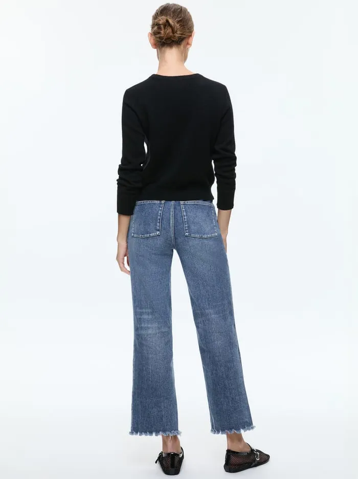 Sweaters Women Alice Olivia Carolann Pullover Black