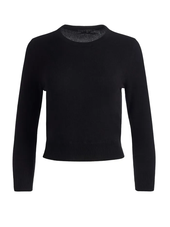 Sweaters Women Alice Olivia Carolann Pullover Black
