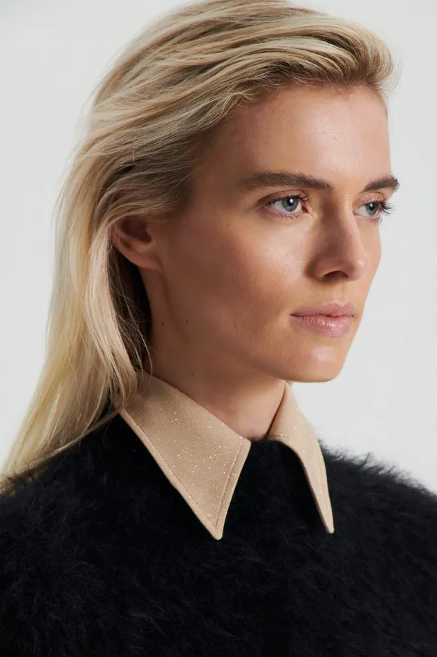 Sweaters Women Scanlan Theodore BRUSHED MOHAIR SLIM SWEATER Black Sweaters Women Scanlan Theodore BRUSHED MOHAIR SLIM SWEATER Black