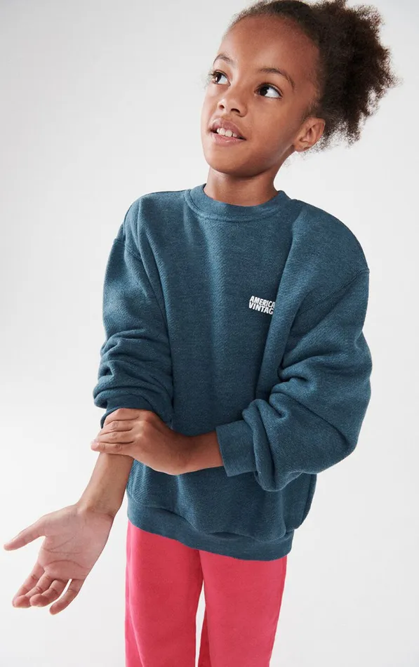 Sweatshirt Doven Overdyed Aster Kids American Vintage Sweatshirts