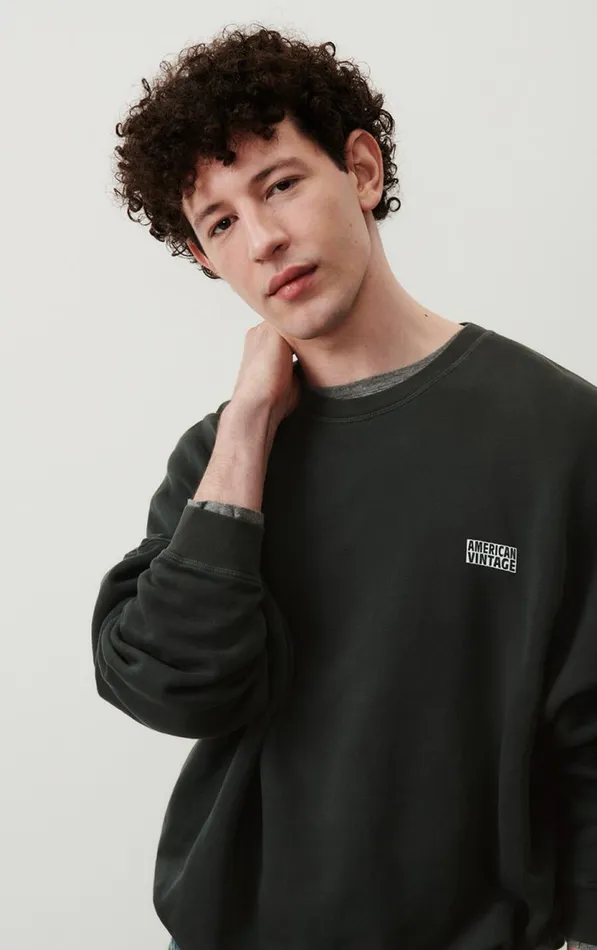 Sweatshirt Izubird Vintage Carbon Men American Vintage Sweatshirts Sweatshirt Izubird Vintage Carbon Men American Vintage Sweatshirts
