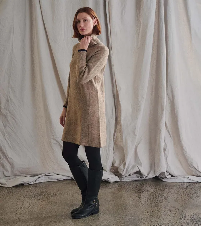 Swing Sweater Dress 8211 Oatmeal Heather Hatley