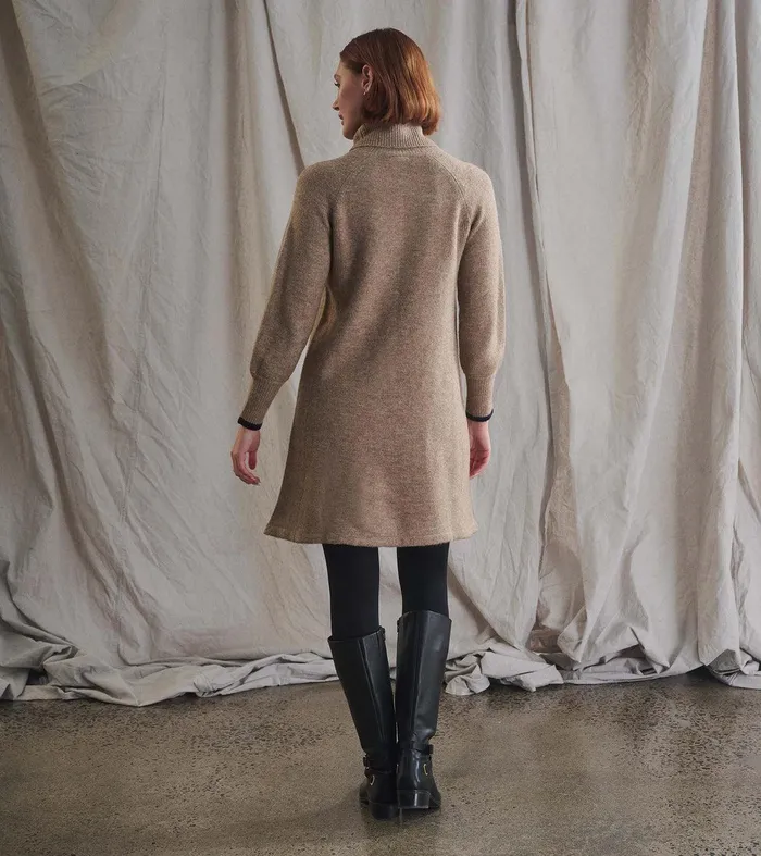 Swing Sweater Dress 8211 Oatmeal Heather Hatley