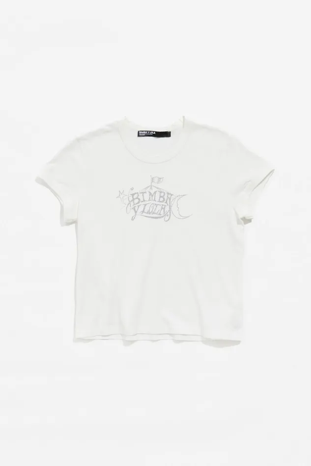 Tshirt Coton Logo Ivoire Ivory Women Bimba Y Lola TShirts Tshirt Coton Logo Ivoire Ivory Women Bimba Y Lola TShirts