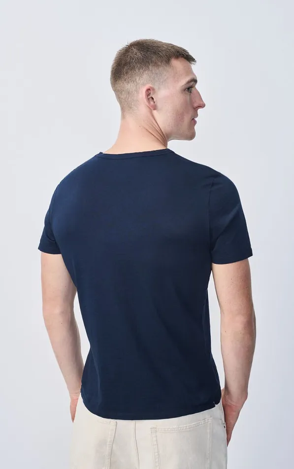 TShirt Decatur Navy Men American Vintage Short Sleeve TShirts TShirt Decatur Navy Men American Vintage Short Sleeve TShirts