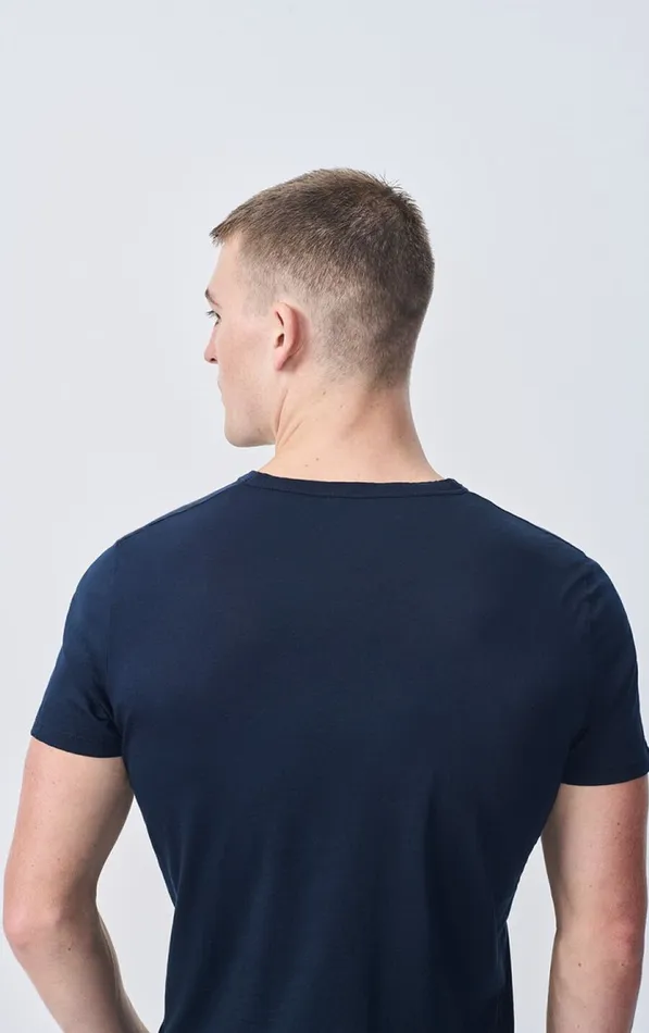 TShirt Decatur Navy Men American Vintage Short Sleeve TShirts TShirt Decatur Navy Men American Vintage Short Sleeve TShirts