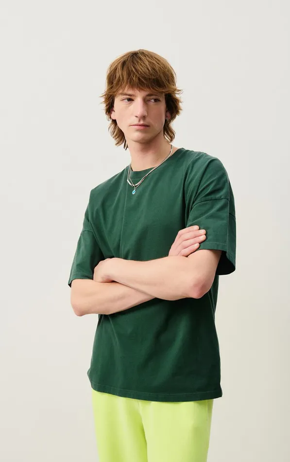 TShirt Fizvalley Basil Vintage Men American Vintage Short Sleeve TShirts