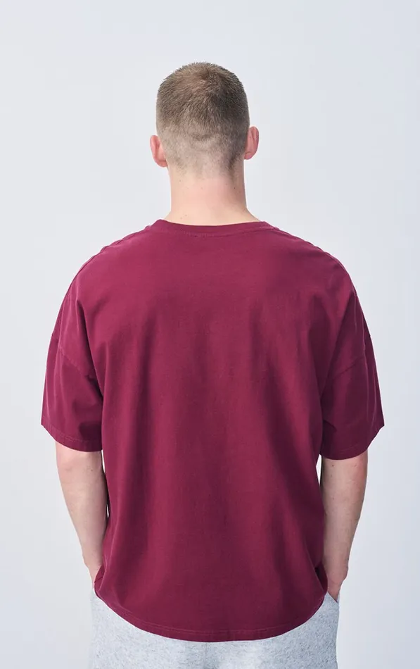 TShirt Fizvalley Vintage Burgundy Men American Vintage Short Sleeve TShirts TShirt Fizvalley Vintage Burgundy Men American Vintage Short Sleeve TShirts