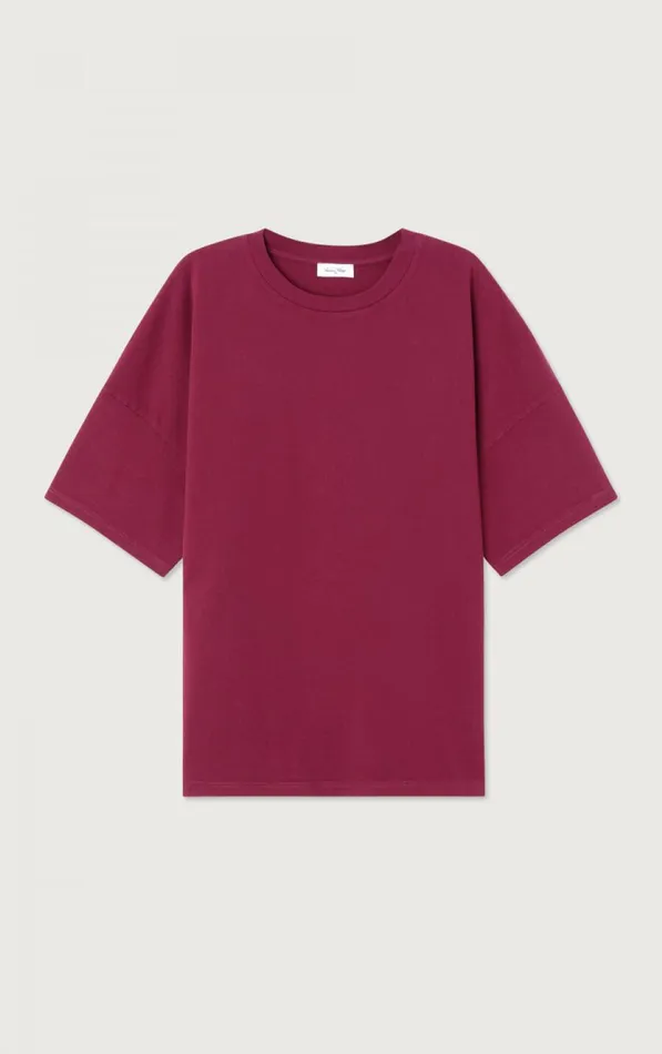 TShirt Fizvalley Vintage Burgundy Men American Vintage Short Sleeve TShirts TShirt Fizvalley Vintage Burgundy Men American Vintage Short Sleeve TShirts