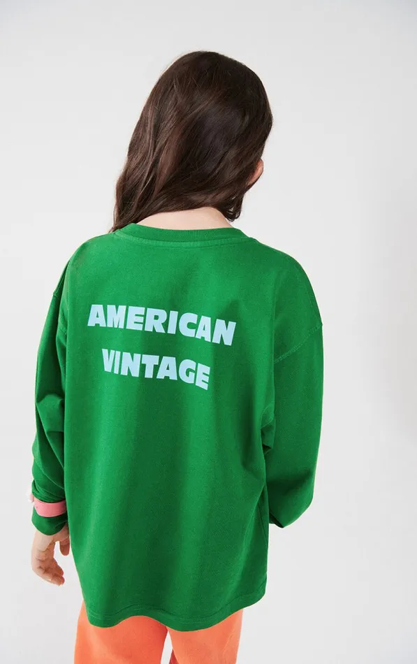 TShirt Fizvalley Vintage Verdant Kids American Vintage Long Sleeve TShirts TShirt Fizvalley Vintage Verdant Kids American Vintage Long Sleeve TShirts