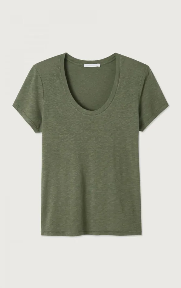 TShirt Jacksonville Khaki Vintage Women American Vintage Short Sleeve TShirts TShirt Jacksonville Khaki Vintage Women American Vintage Short Sleeve TShirts