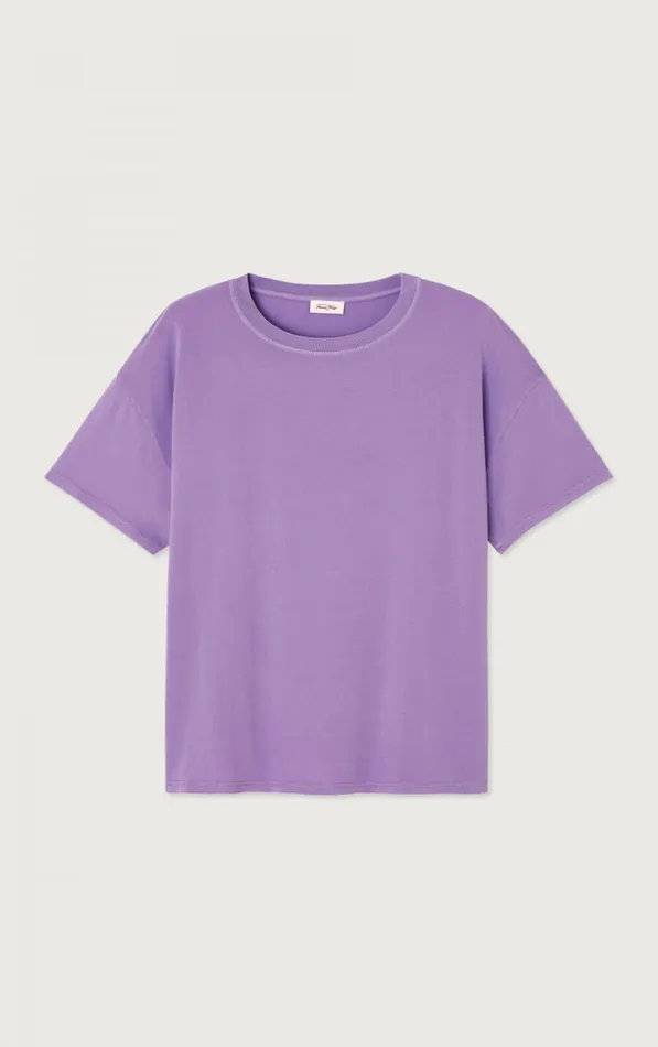 TShirt Pymaz Vintage Mauve Women American Vintage Short Sleeve TShirts