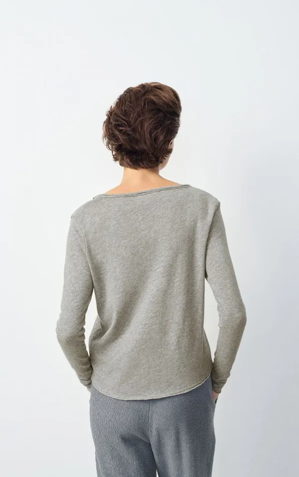 TShirt Sonoma Heather Grey Women American Vintage Long Sleeve TShirts TShirt Sonoma Heather Grey Women American Vintage Long Sleeve TShirts