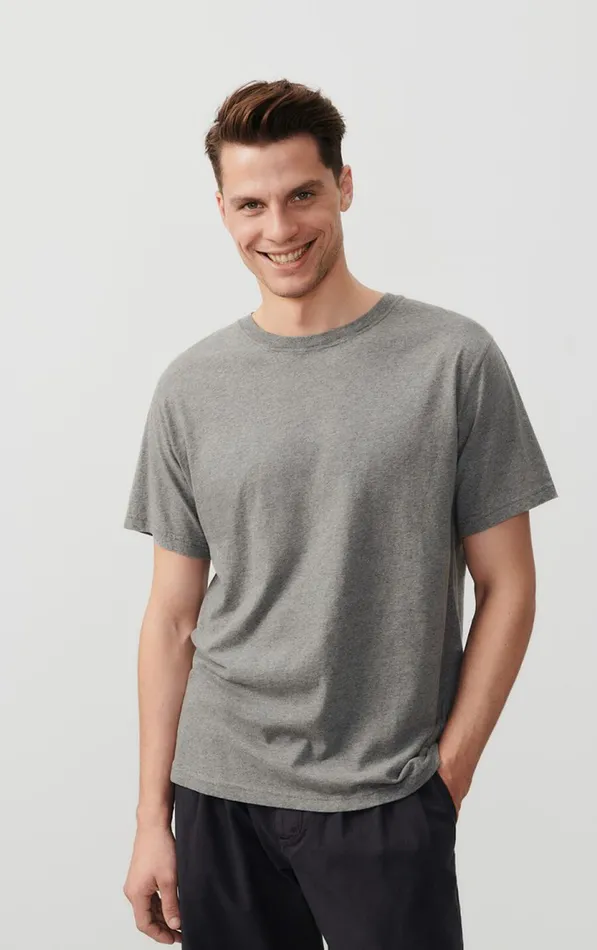 TShirt Vupaville Heather Grey Men American Vintage Short Sleeve TShirts