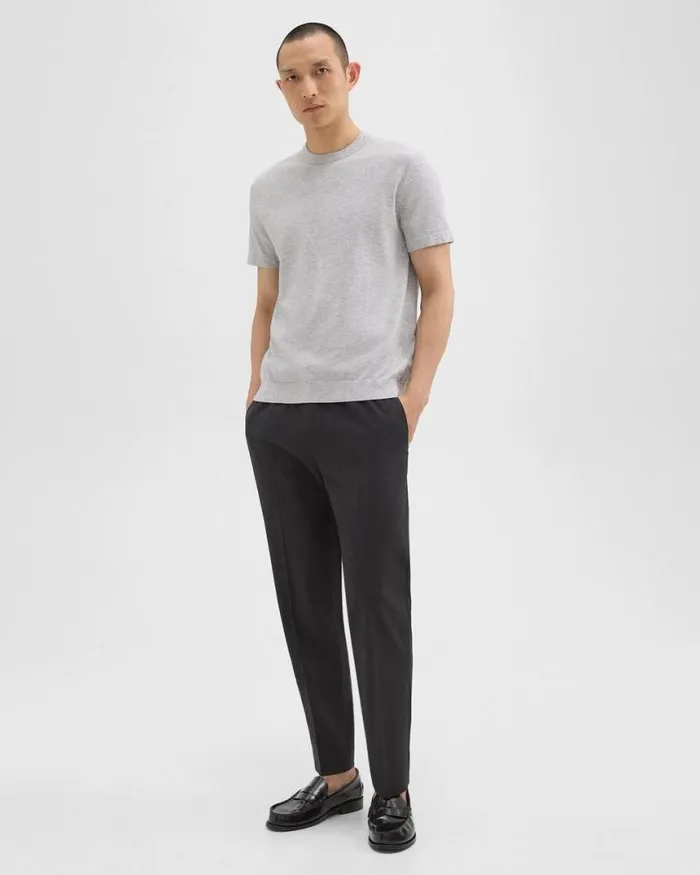 TShirts Polos Men Theory Sarior Tee In Light Bilen Silver Heather TShirts Polos Men Theory Sarior Tee In Light Bilen Silver Heather