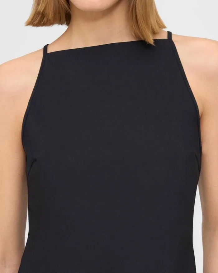 TShirts Tank Tops Women Theory Square Neck Tank Top In Precision Ponte Black TShirts Tank Tops Women Theory Square Neck Tank Top In Precision Ponte Black