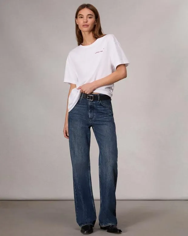 TShirts Women Rag and Bone Lucali Mica Tee White