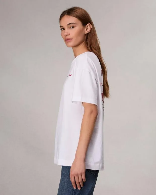 TShirts Women Rag and Bone Lucali Mica Tee White