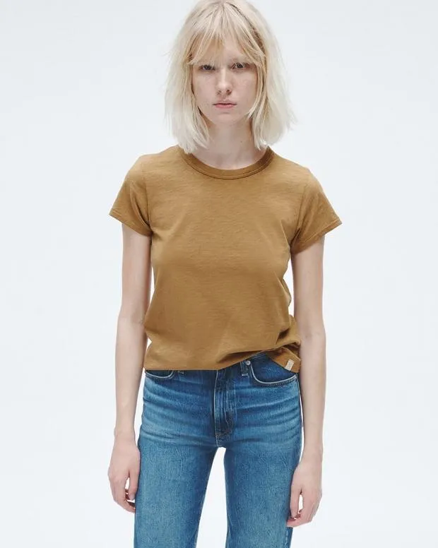 TShirts Women Rag and Bone The Slub Tee Khaki