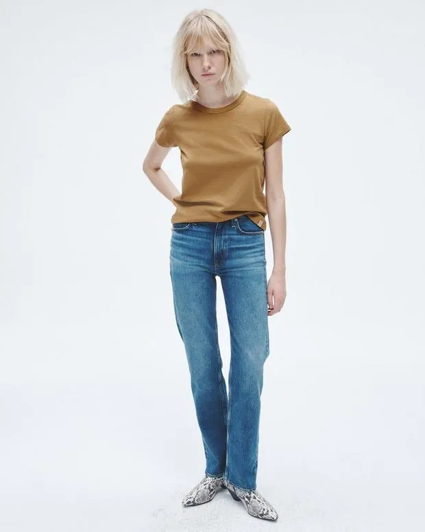 TShirts Women Rag and Bone The Slub Tee Khaki