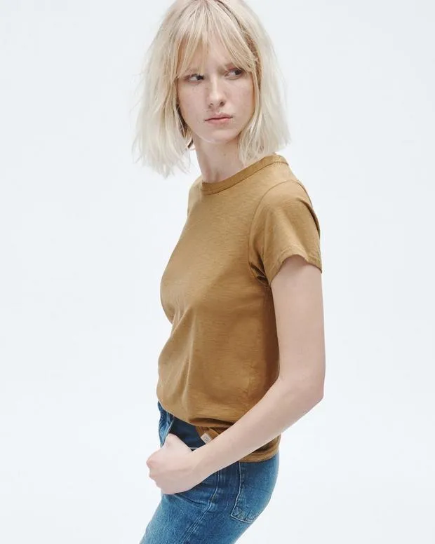 TShirts Women Rag and Bone The Slub Tee Khaki