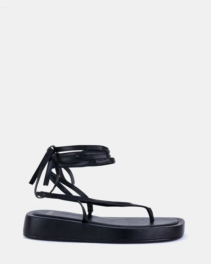 TALISHA BLACK Flatforms NOVO Shoes Women