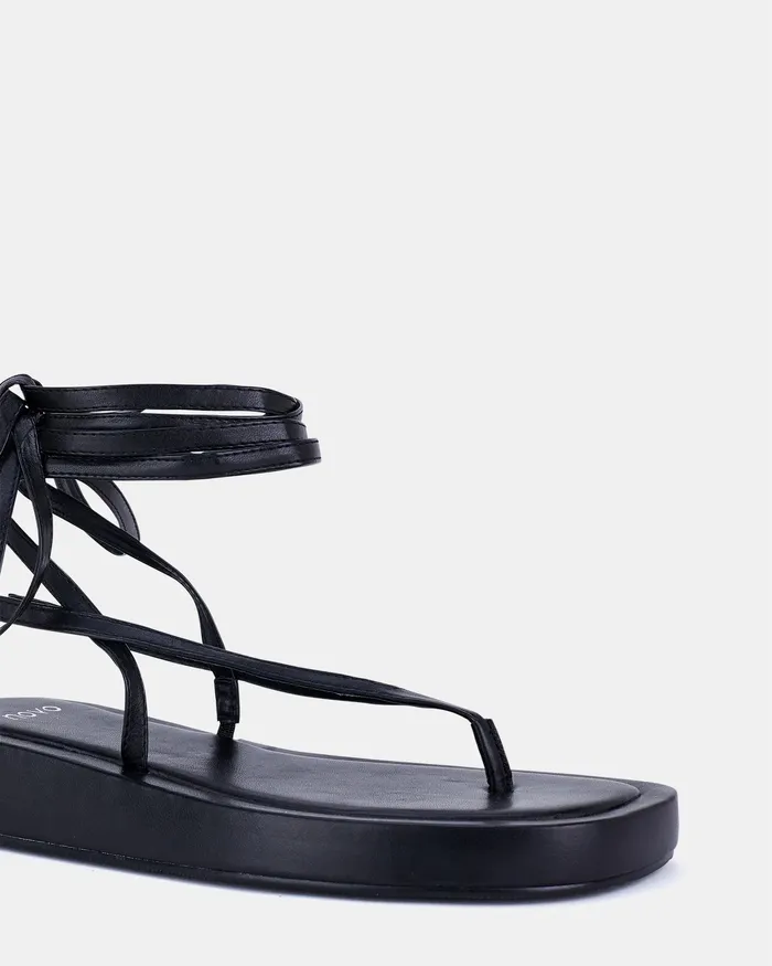 TALISHA BLACK Flatforms NOVO Shoes Women