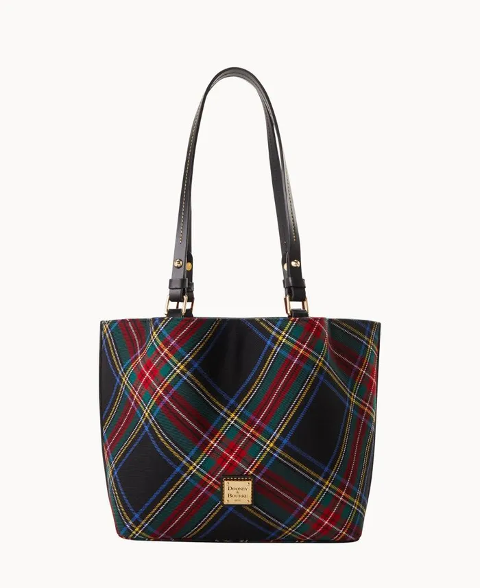 Tartan Small Flynn Black Woman Dooney and Bourke Shoulder Bags