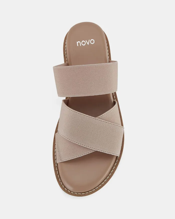 TASTI NUDE Flatform Women Slides NOVO Shoes