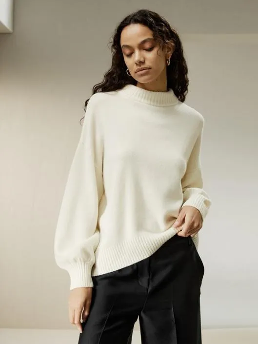 The Cape Sweater Women Lilysilk Knitwear