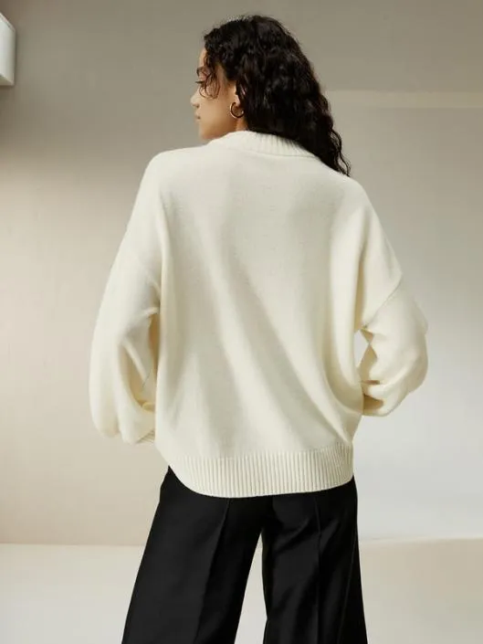 The Cape Sweater Women Lilysilk Knitwear