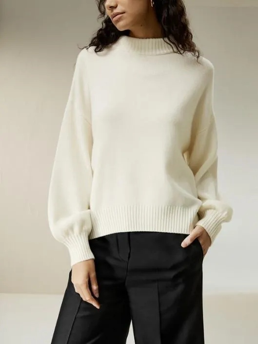 The Cape Sweater Women Lilysilk Knitwear