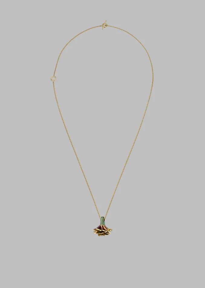 The Frankie Shop Bevza Marigold Pendant 8211 RedYellow 8211 Women